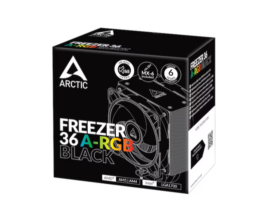 Arctic Freezer 36 ARGB Black - CPU Luftkühler - 120mm - schwarz
