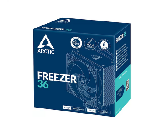 Arctic Freezer 36 - Luft CPU-Kühler - 120mm - Silber / Schwarz